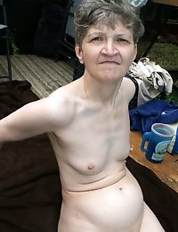 Grandmother big ass woman shows big boobs